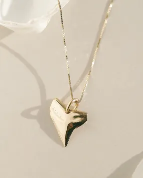 Solid Gold Jaws Necklace