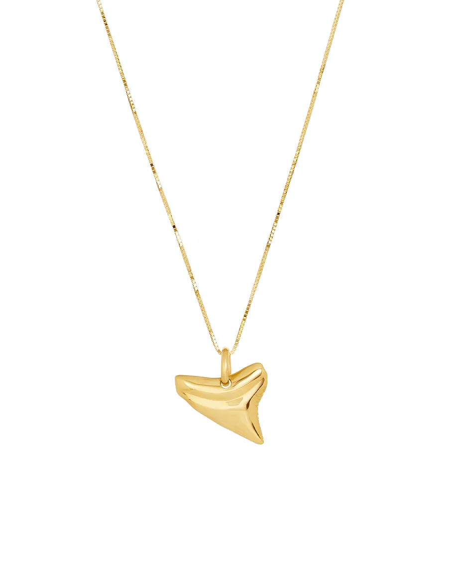 Solid Gold Jaws Necklace