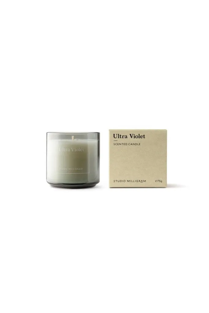 Studio Milligram - Soft Scented Travel Candle - Ultra Violet - 75g