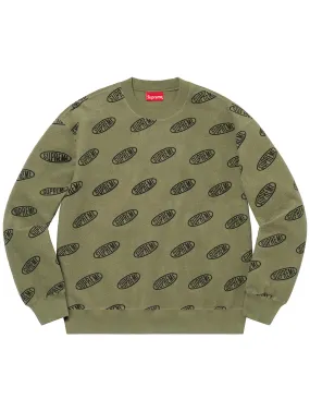 Supreme Liner Crewneck Light Olive [SS21]