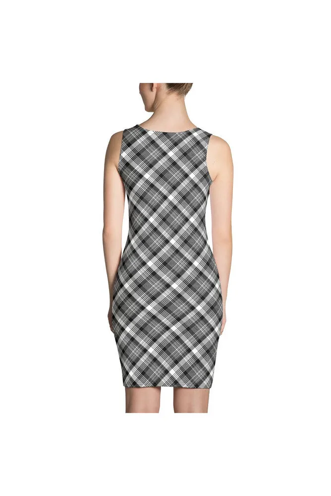 Tartan Black Sublimation Cut & Sew Dress