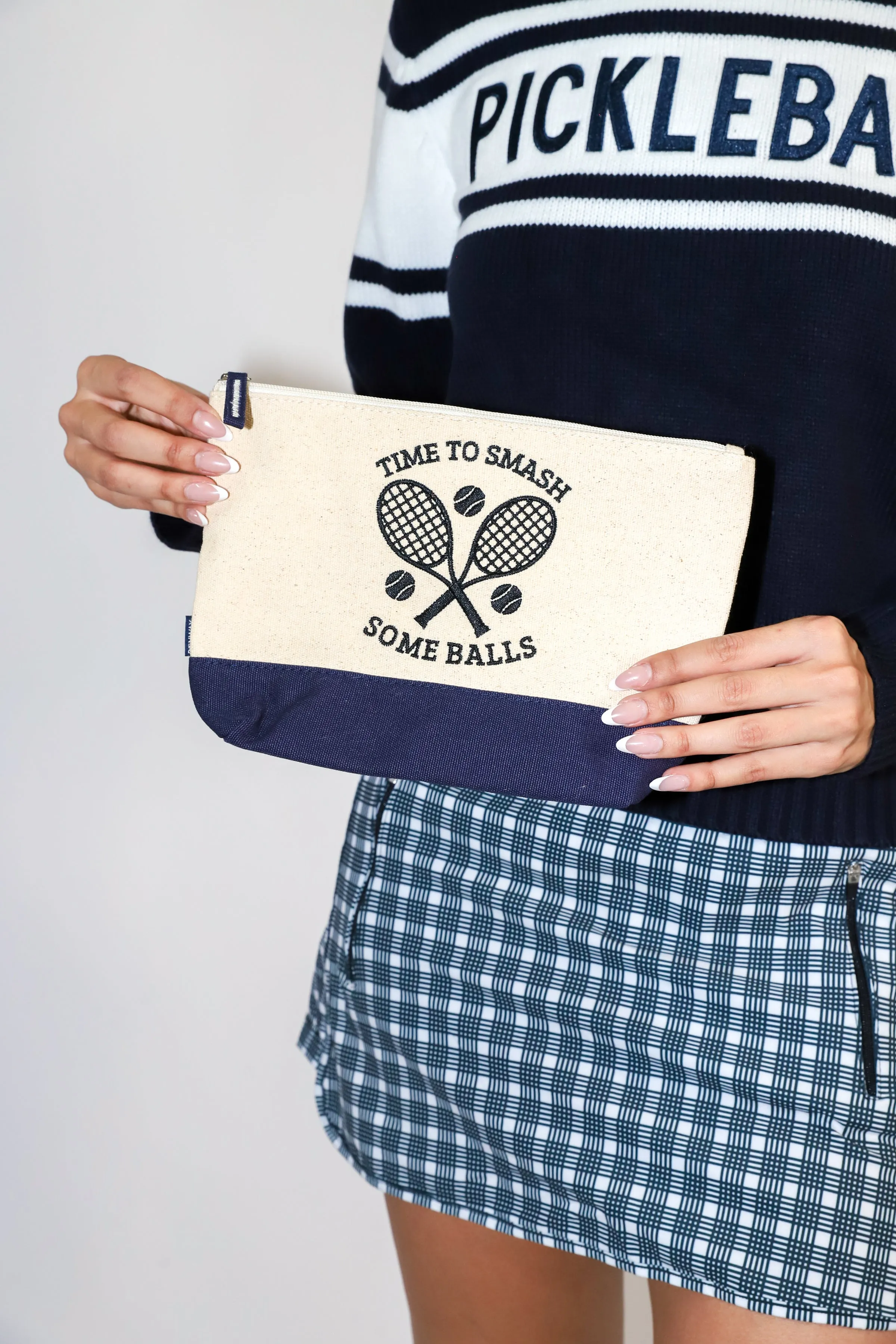 Tennis Cotton Clutch