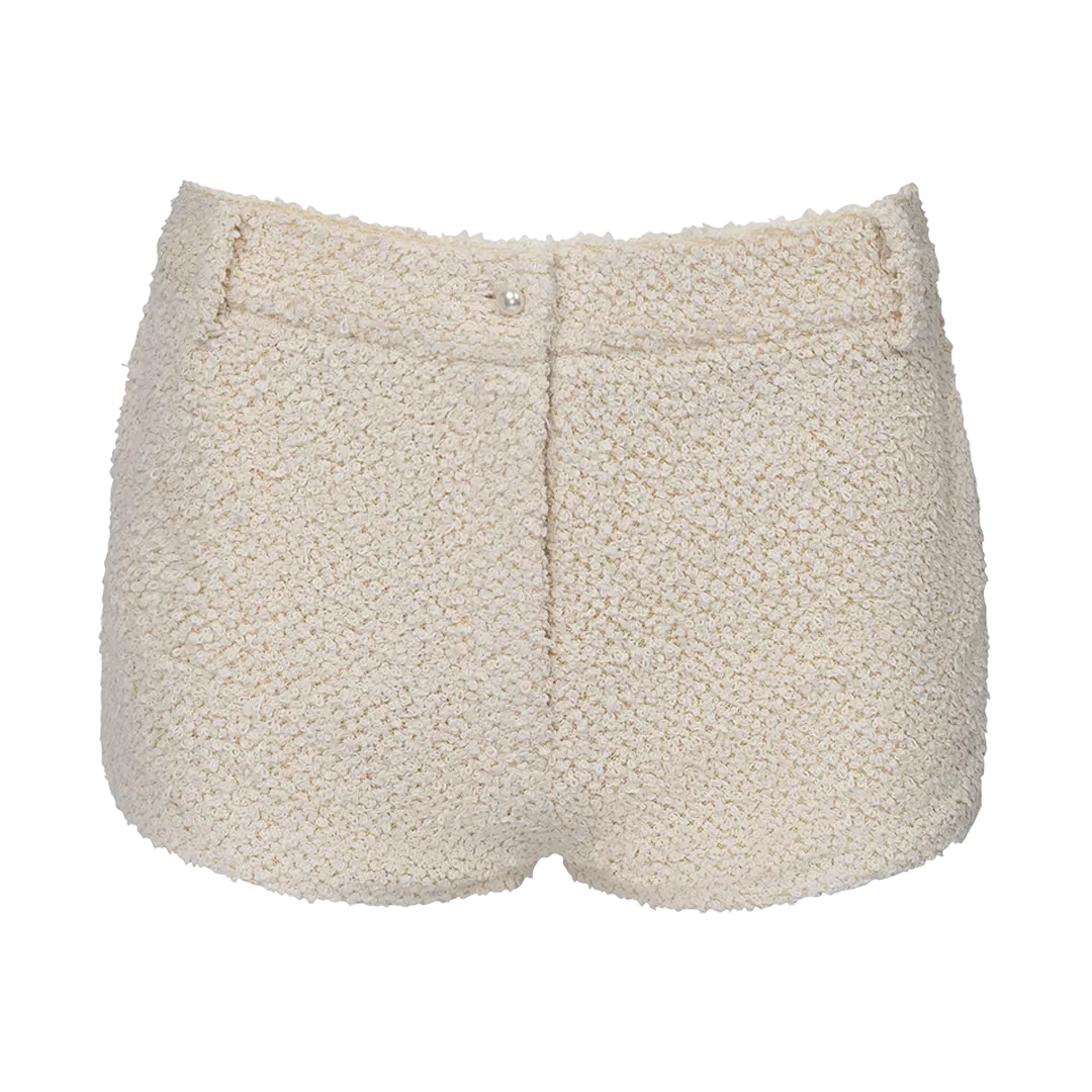 Textured Knit Shorts