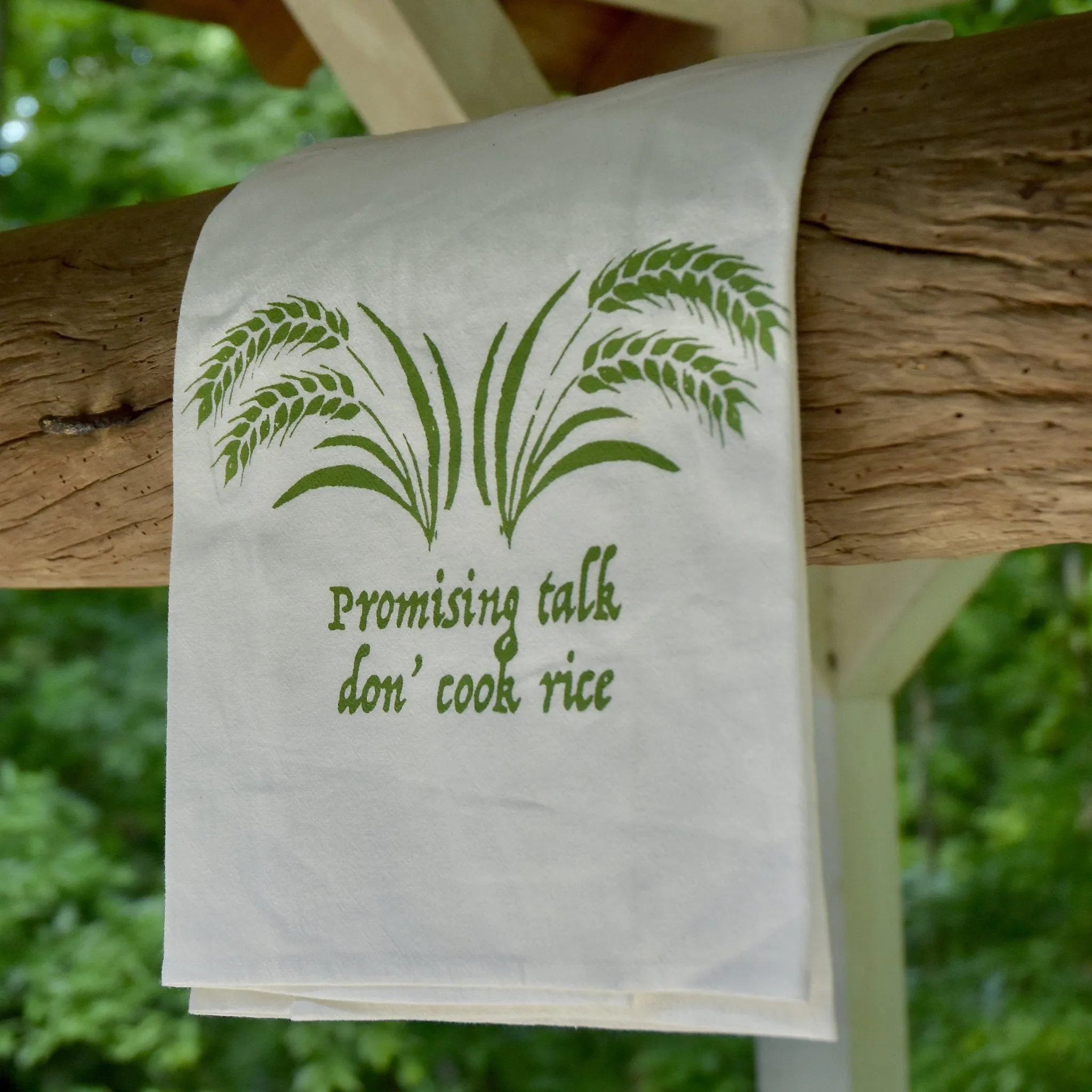 The Promising Talk Tea Towel