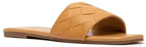 Trendy Slides in Tan