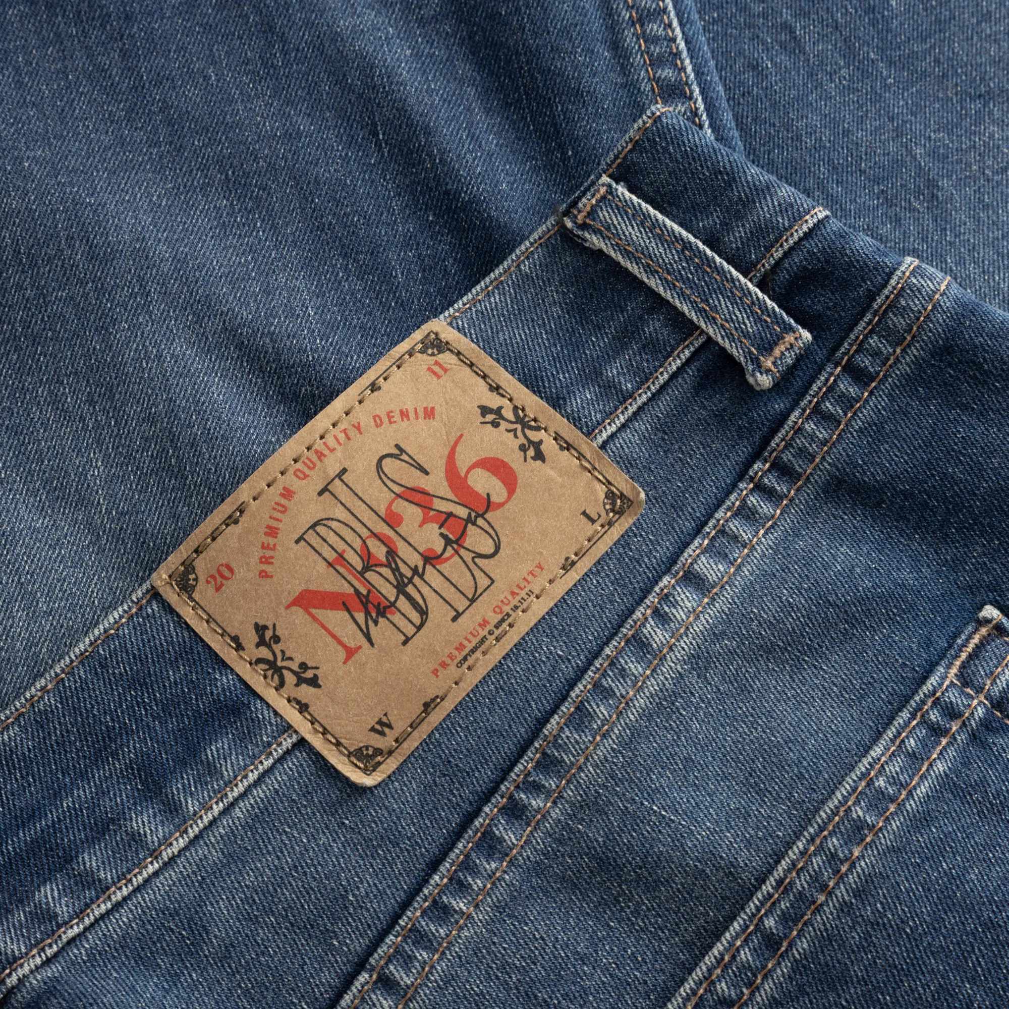 Type Logo EMB Jeans - Light Blue