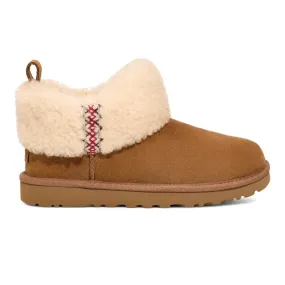 UGG Women's Classic Ultra Mini Braid Chestnut