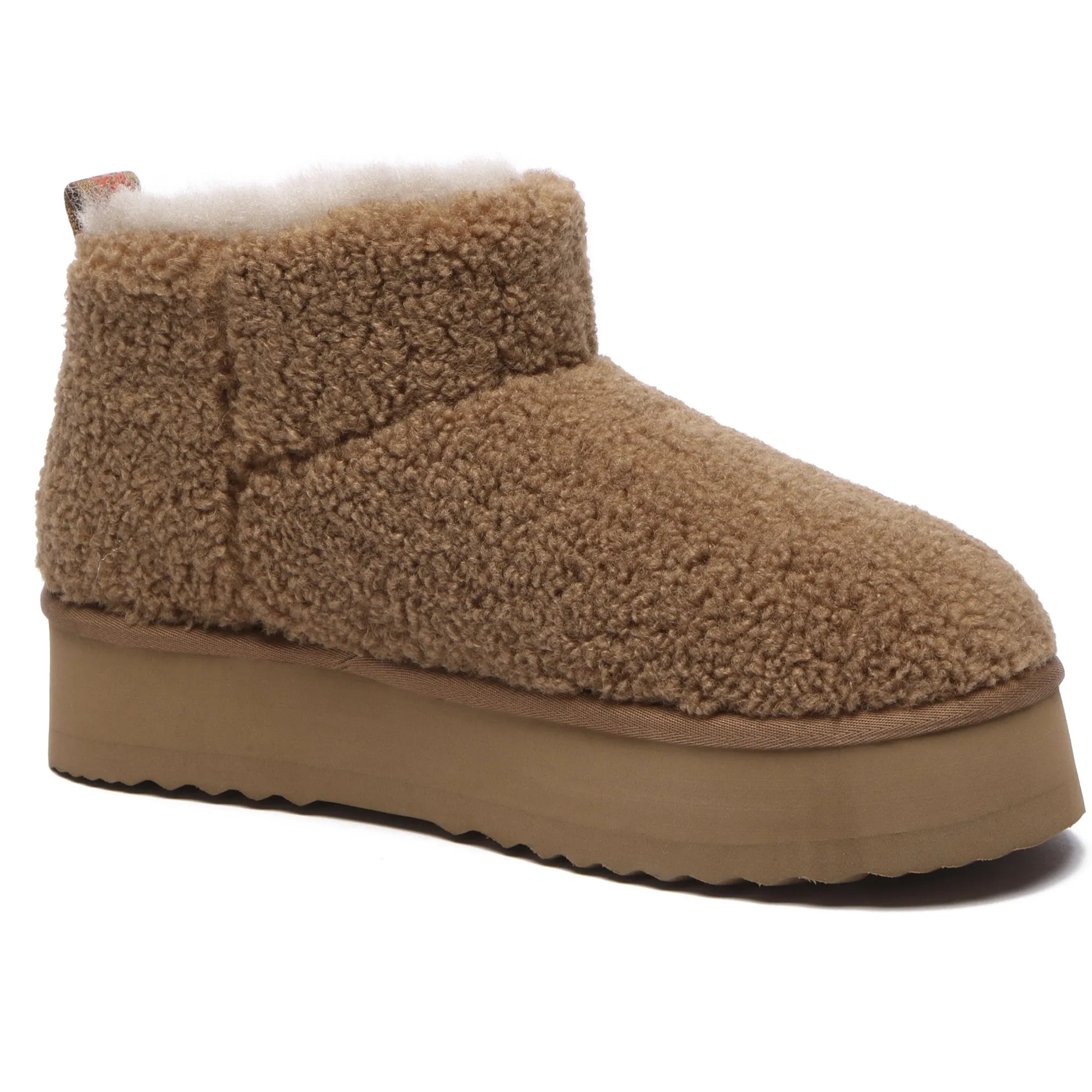 Ultra Mini TeddyFluff Platform UGG Boots