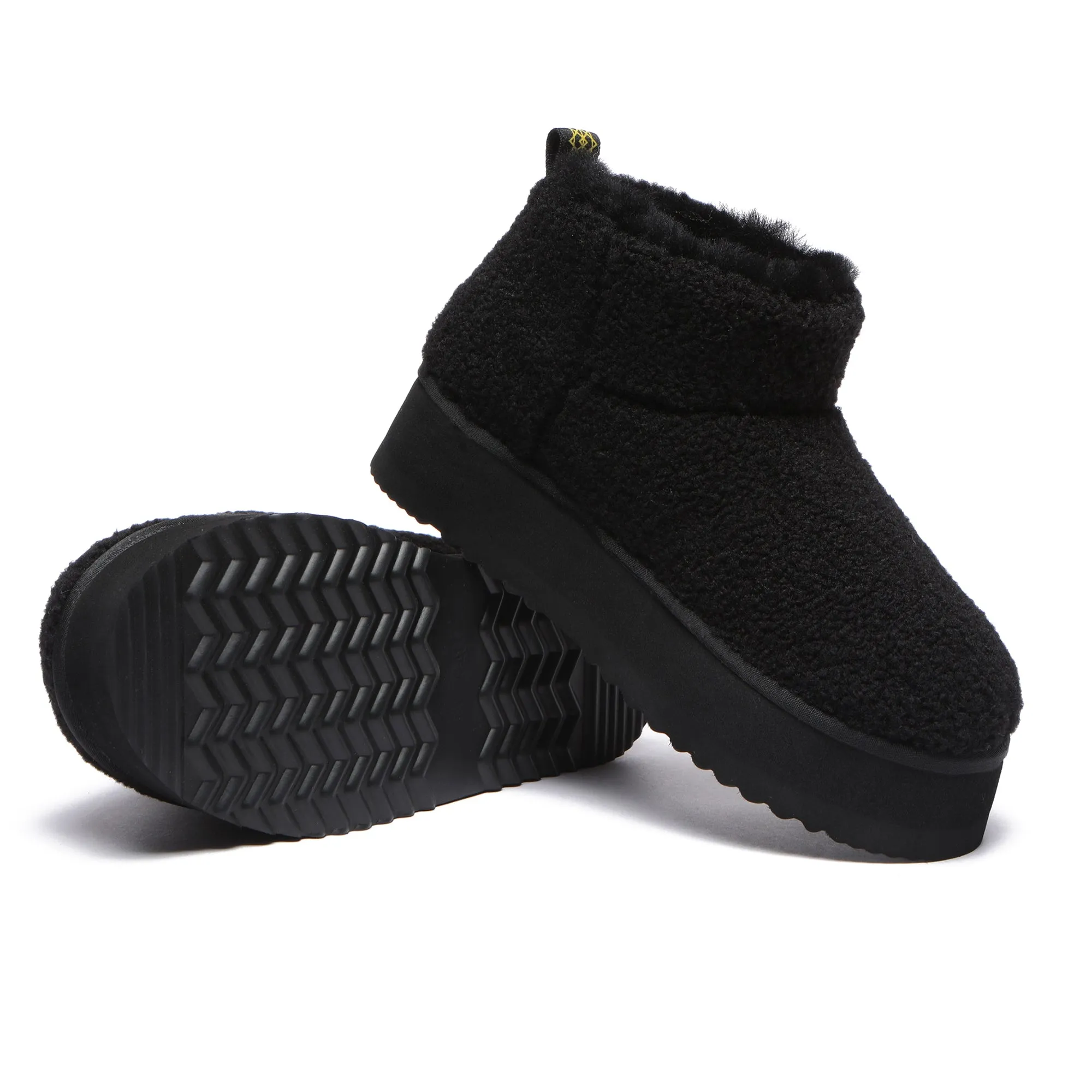 Ultra Mini TeddyFluff Platform UGG Boots