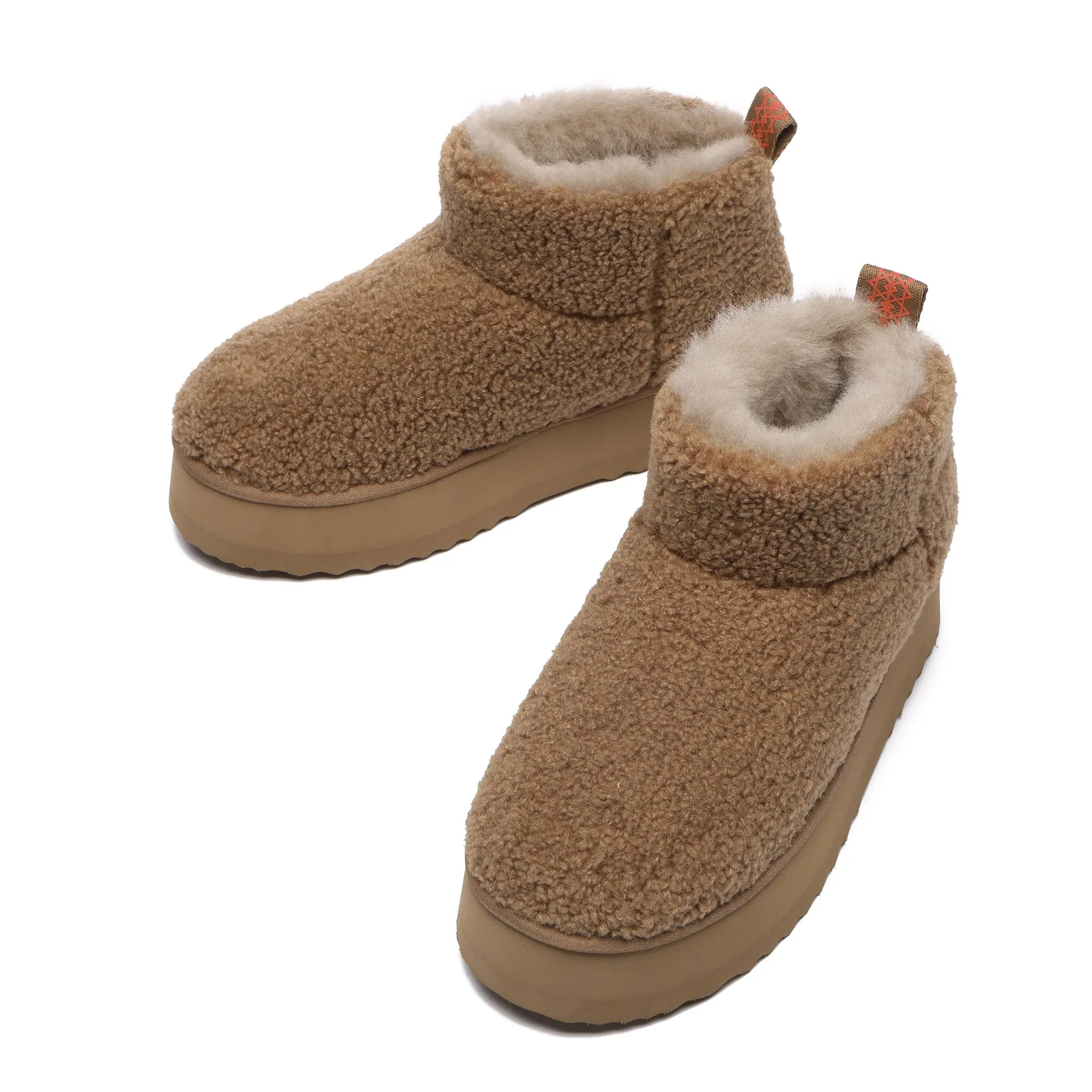 Ultra Mini TeddyFluff Platform UGG Boots