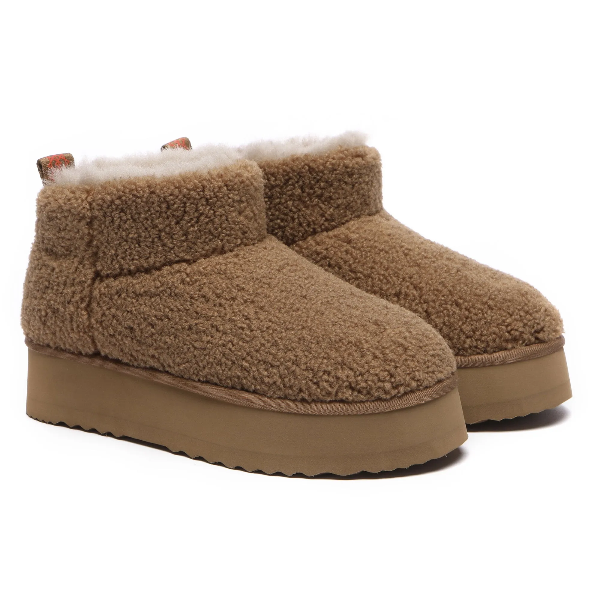 Ultra Mini TeddyFluff Platform UGG Boots