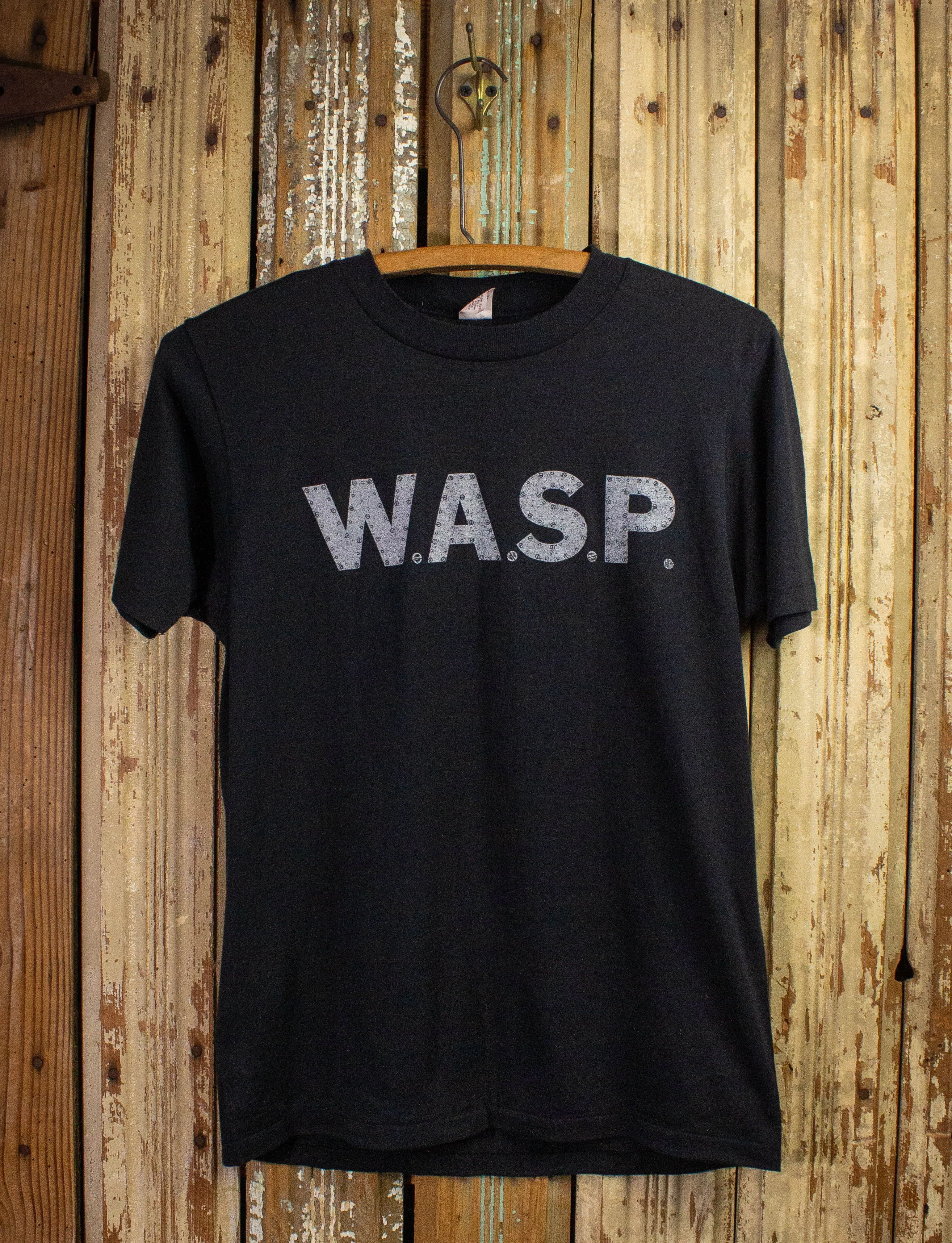 Vintage Wasp I F*ck Like A Beast Concert T Shirt 1984 Black Small