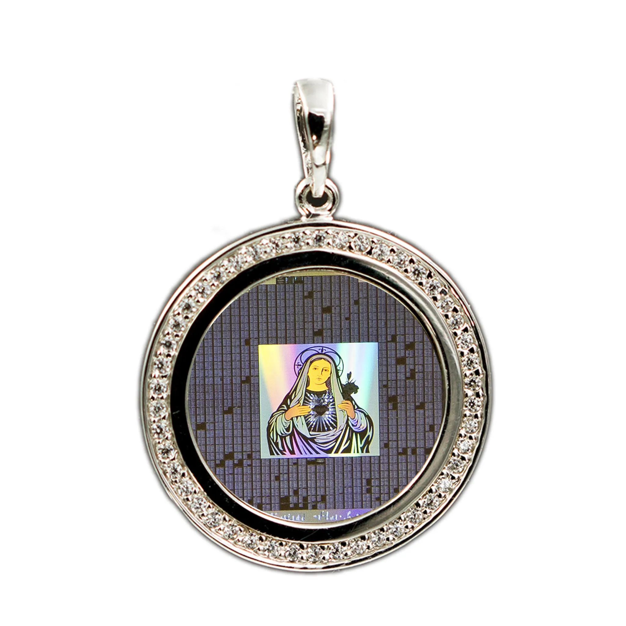 Virgin Mary Bible Pendant 5