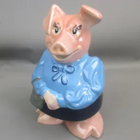 Wade Lady Hilary Piggy Bank Vintage c1982