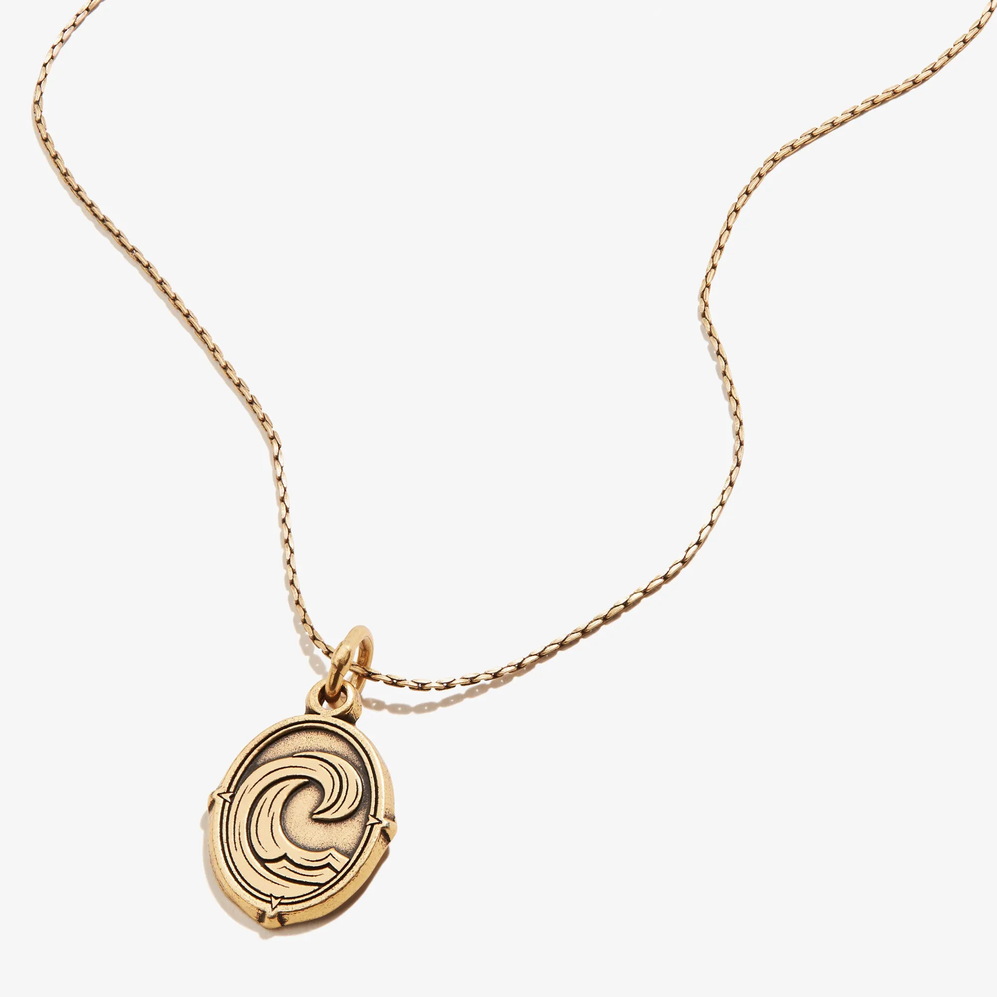 Wave Charm Necklace