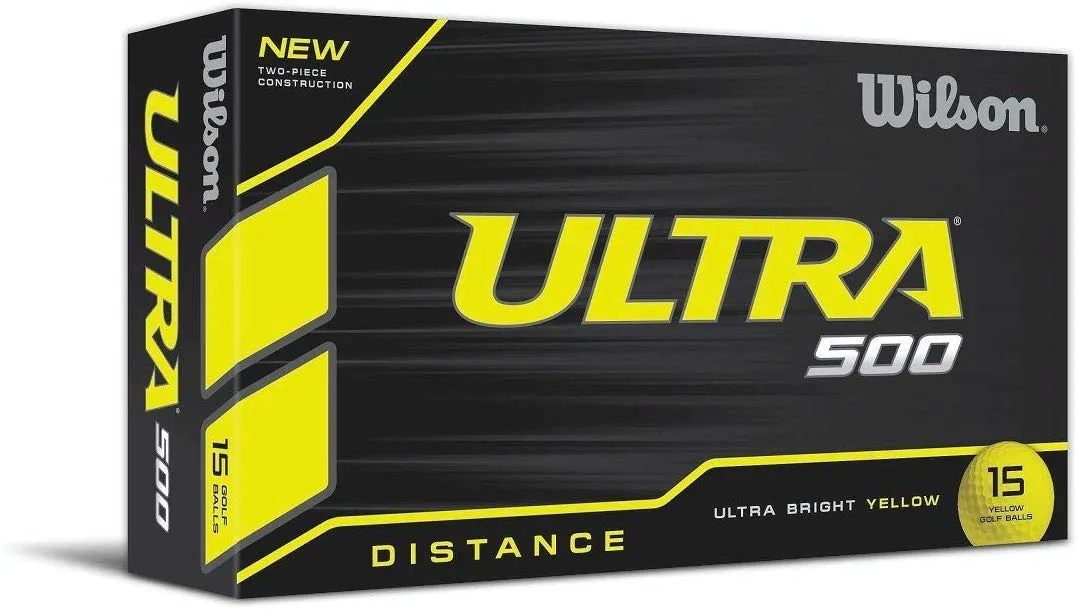 Wilson Ultra 500 Golf Balls 15 pack