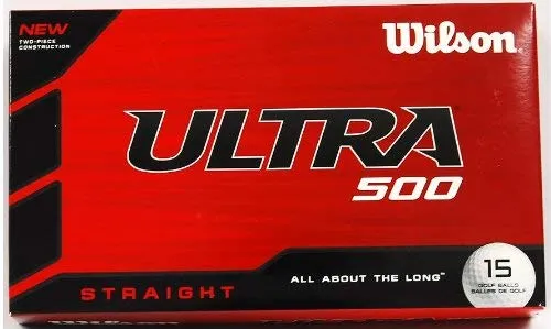 Wilson Ultra 500 Golf Balls 15 pack