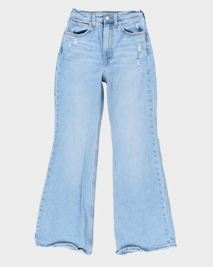 Women's Blue Levi's Light Wash Distressed Jeans - 25